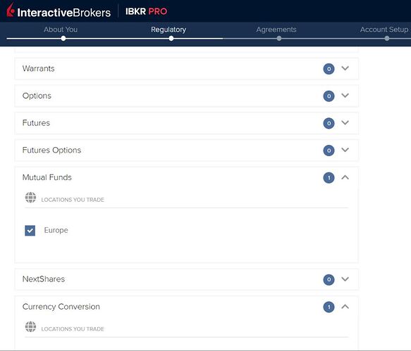 IB Mutual Funds locations