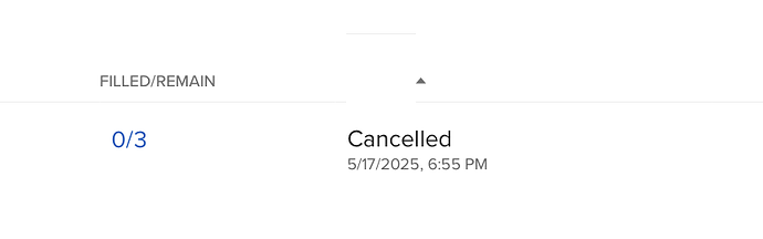 cancelled