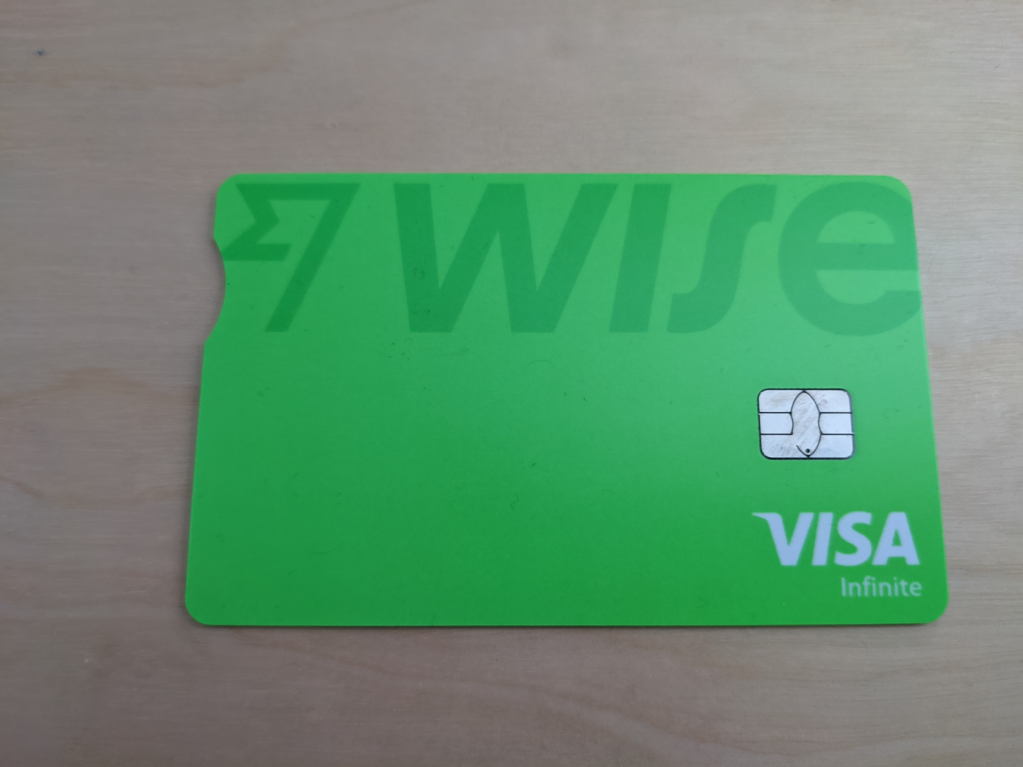 New (Transfer) Wise card is a Visa Infinite Banks, Insurances & Third